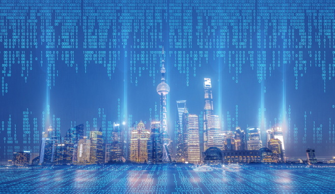 数字粒子城市 5G物联网时代的科技视觉表达